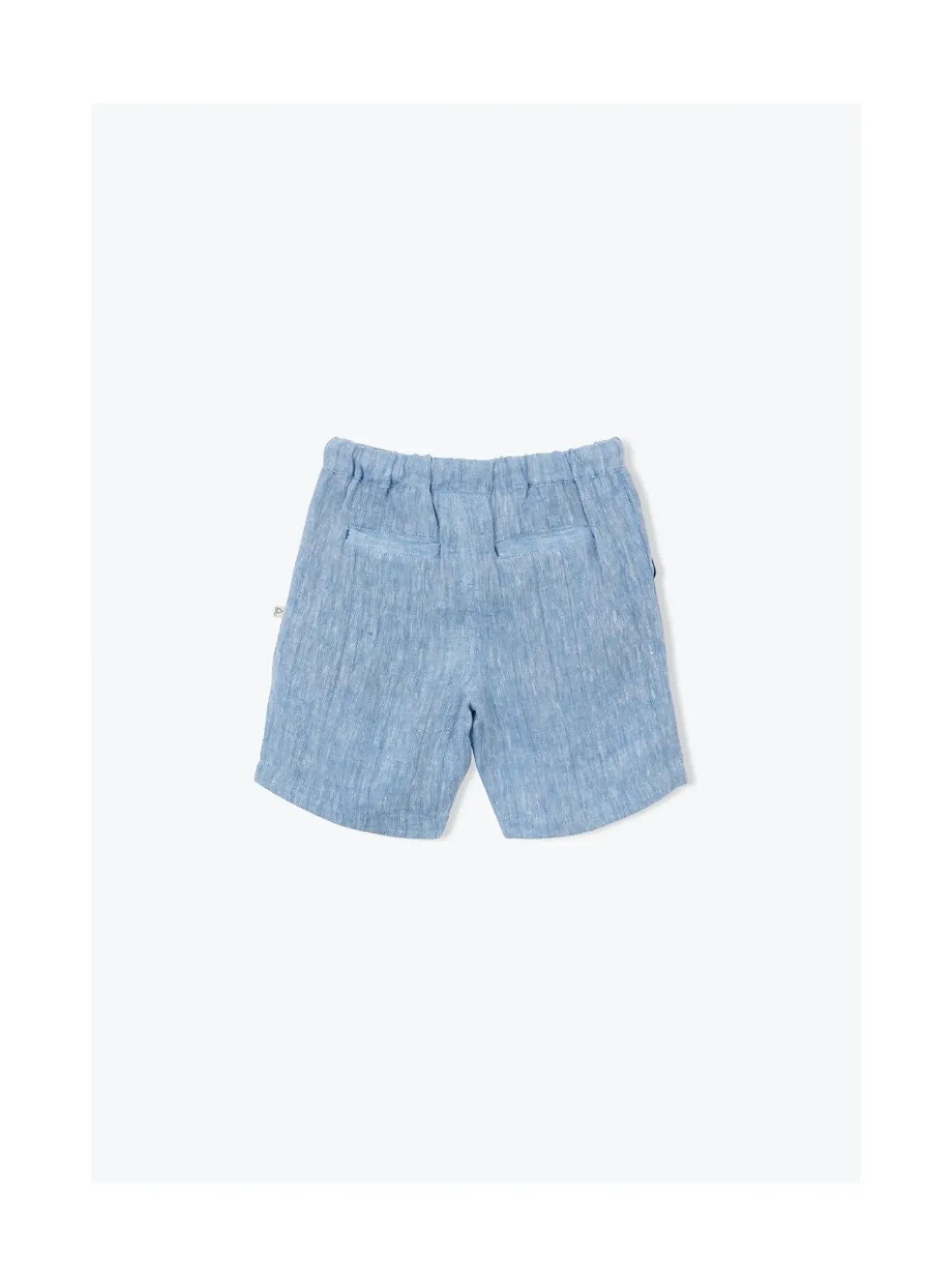 Arsene et les pipelettes Bermuda Lin Chiné BLEU4 Fashion