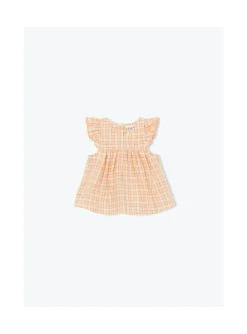 Arsene et les pipelettes Blouse Bébé Petits Carreaux PECHE263 Discount