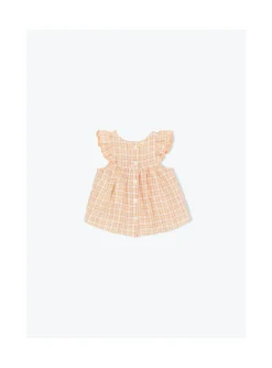 Arsene et les pipelettes Blouse Bébé Petits Carreaux PECHE263 Discount