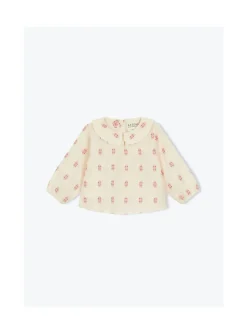 Arsene et les pipelettes Blouse Bébé Plumetis ROUGE30 Sale