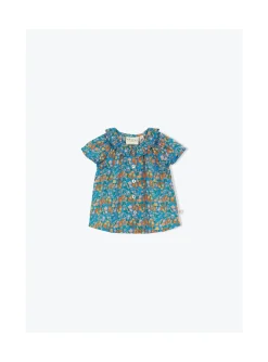 Arsene et les pipelettes Blouse Bebe Fleurs FLEURSBLEUES391 Fashion