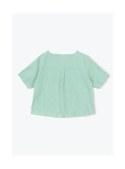 Arsene et les pipelettes Blouse Femme Mini Rayures VERT233 Best