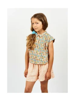 Arsene et les pipelettes Blouse Fleurs FLEURSECRUES390 New