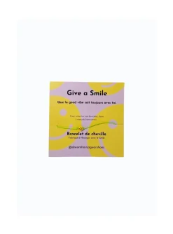 Arsene et les pipelettes Bracelet D'amitié Give A Smile Discount
