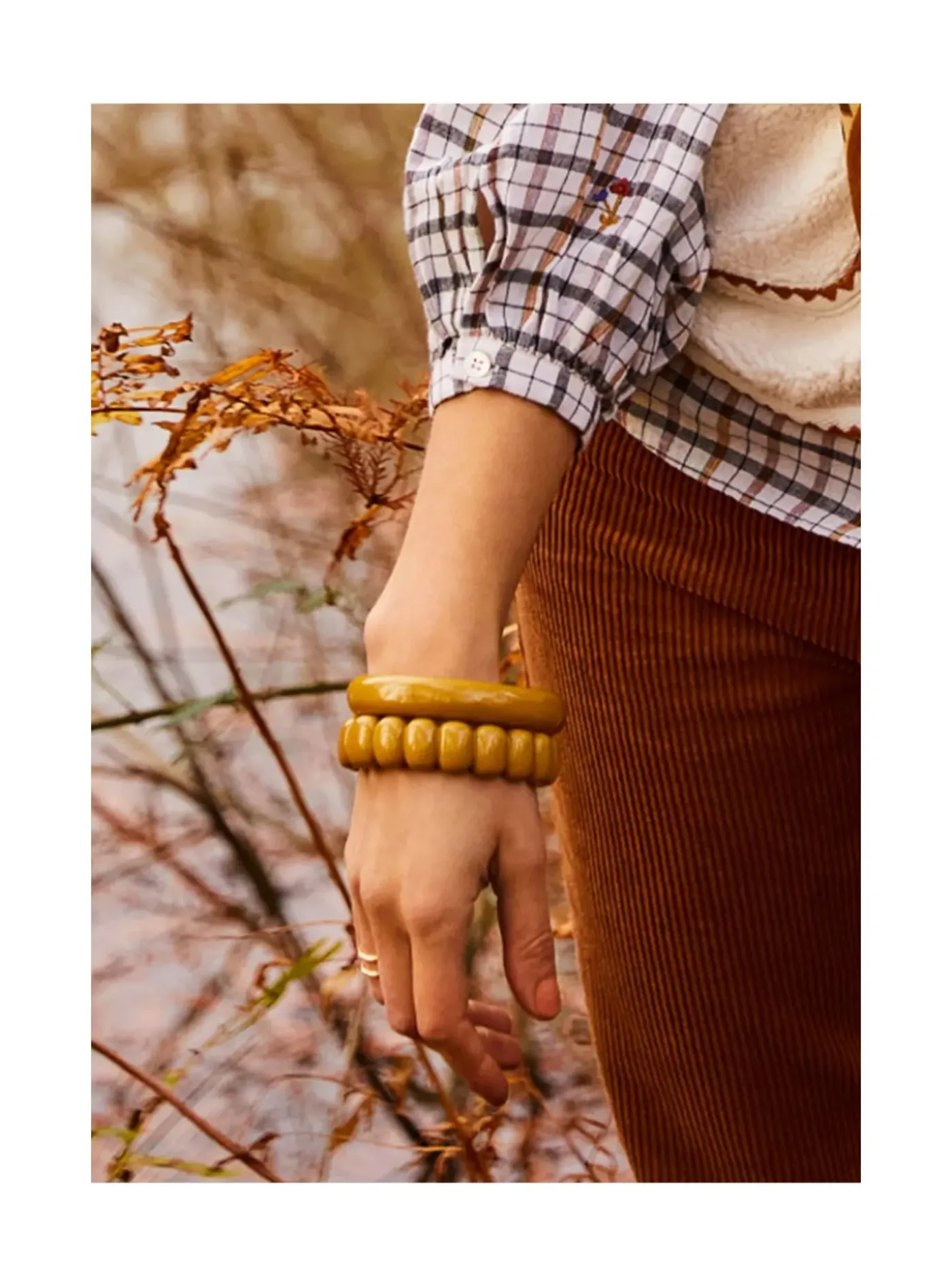 Arsene et les pipelettes 2 Bracelets Joncs Feeka Milann CURRY Sale