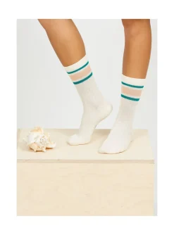 Arsene et les pipelettes Chaussettes Femme Ap Rayures ORANGE49 Sale