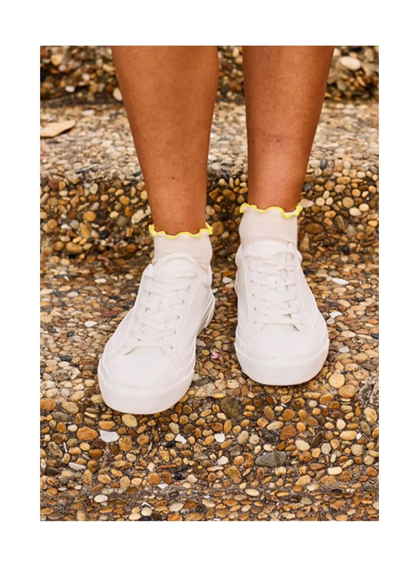 Arsene et les pipelettes Chaussettes Femme Basses JAUNE52 Discount