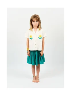 Arsene et les pipelettes Chemise Broderie Tournesol ECRU12 Best