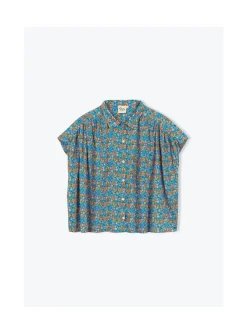 Arsene et les pipelettes Chemise Sans Manche Femme FLEURSBLEUES391 Best