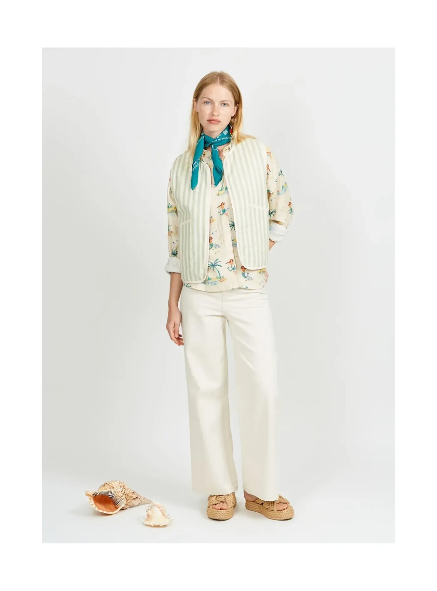 Arsene et les pipelettes Gilet Sans Manche Femme SAUGE222 Online