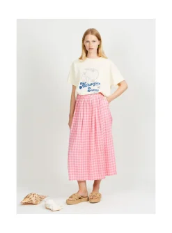 Arsene et les pipelettes Jupe Femme Carreaux ROSE13 Clearance