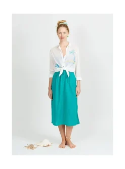 Arsene et les pipelettes Jupe Femme Double Voile VERT233 Fashion