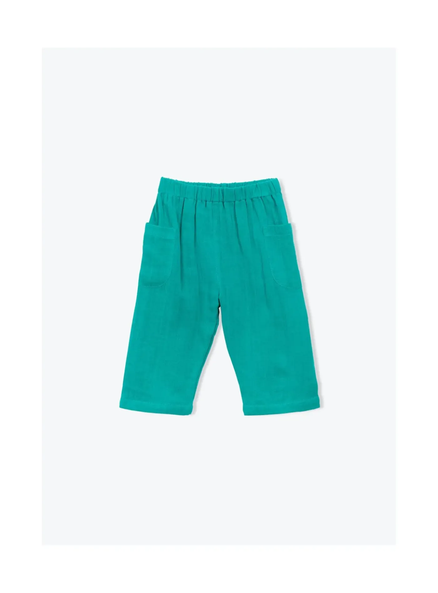 Arsene et les pipelettes Pantalon Bébé Double Voile VERT233 Sale