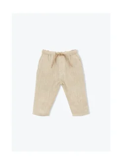 Arsene et les pipelettes Pantalon Bébé Lin Chiné BEIGECHINÉ Online