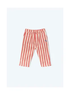 Arsene et les pipelettes Pantalon Bébé Rayures Transat ROUGE30 Best