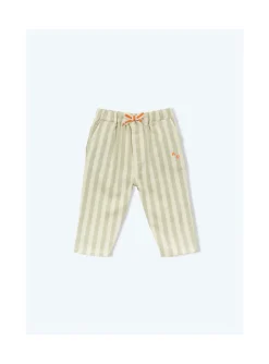 Arsene et les pipelettes Pantalon Bébé Rayures Transat SAUGE222 Sale