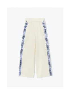 Arsene et les pipelettes Pantalon Femme Broderie ECRU12 New