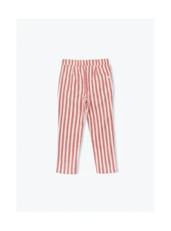 Arsene et les pipelettes Pantalon Rayures Transat ROUGE30 Clearance