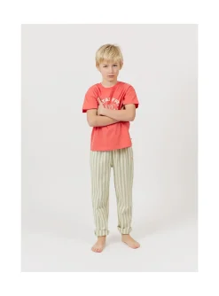 Arsene et les pipelettes Pantalon Rayures Transat SAUGE222 New