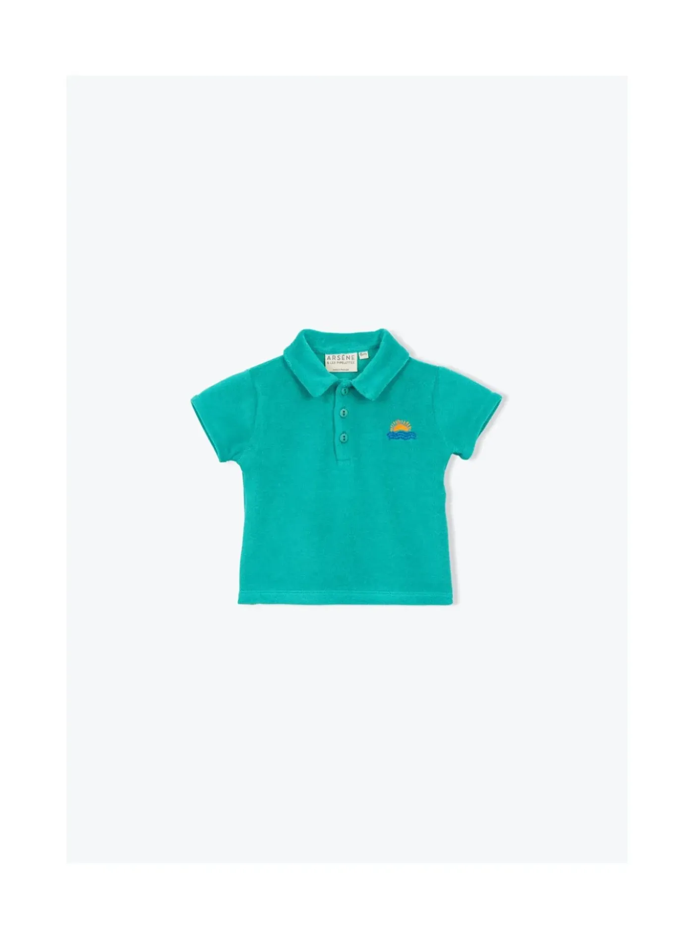 Arsene et les pipelettes Polo Bébé Eponge VERT233 Best