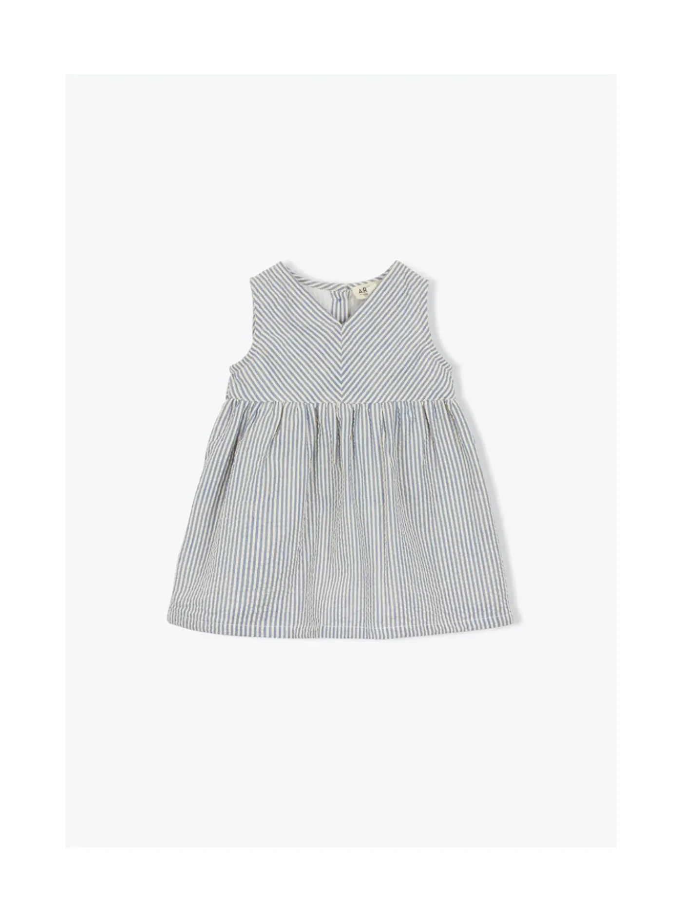 Arsene et les pipelettes Robe Bébé Mini Rayures BLEU4 Outlet