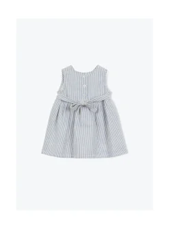 Arsene et les pipelettes Robe Bébé Mini Rayures BLEU4 Outlet