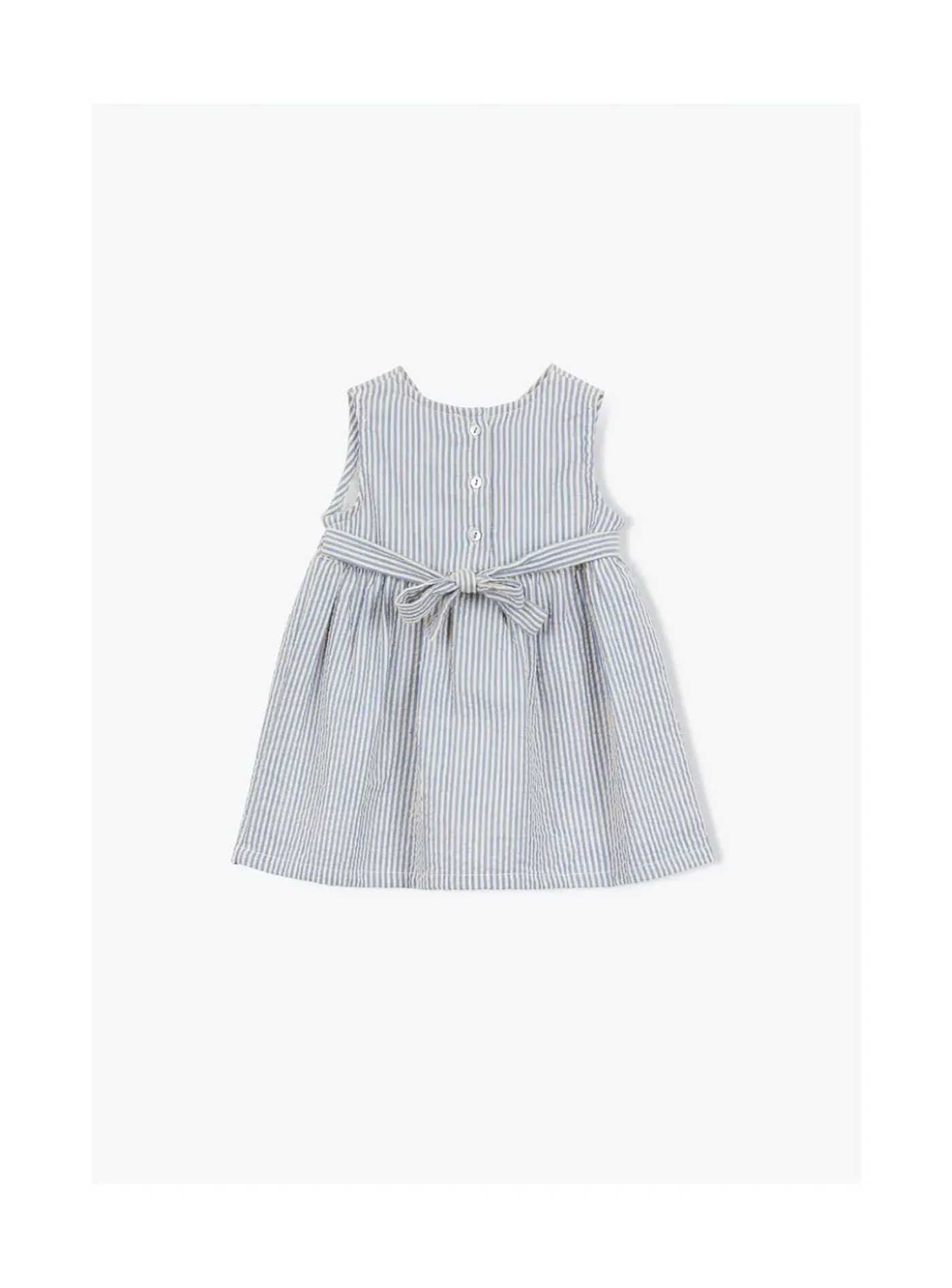 Arsene et les pipelettes Robe Bébé Mini Rayures BLEU4 Outlet