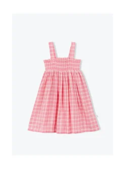 Arsene et les pipelettes Robe Carreaux Double Gaze ROSE13 Best