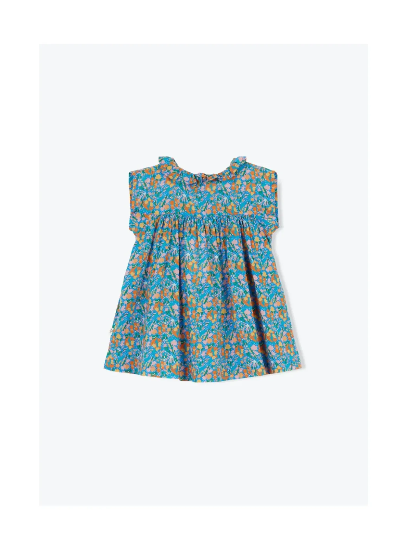 Arsene et les pipelettes Robe Collerette Bébé Fleurs FLEURSBLEUES391 Hot