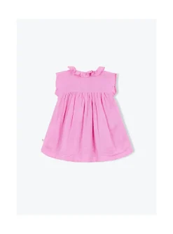 Arsene et les pipelettes Robe Collerettte Bébé Double V ROSE13 Best