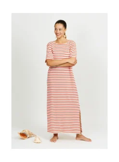 Arsene et les pipelettes Robe Marinière Femme ROUGE30 Outlet