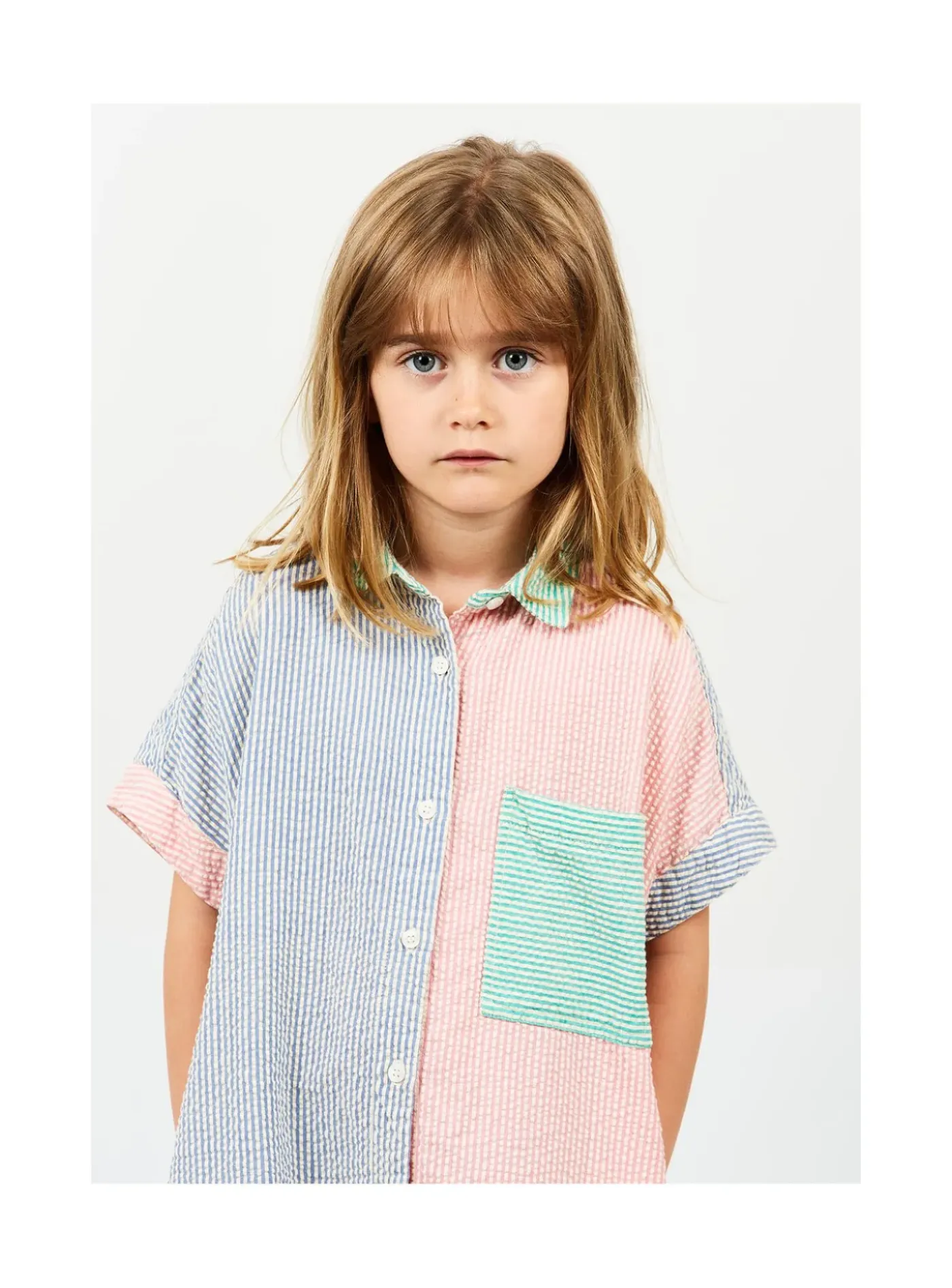 Arsene et les pipelettes Robe Mini Rayures Tricolore BLEUROSEVERT403 Outlet