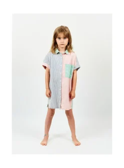 Arsene et les pipelettes Robe Mini Rayures Tricolore BLEUROSEVERT403 Outlet