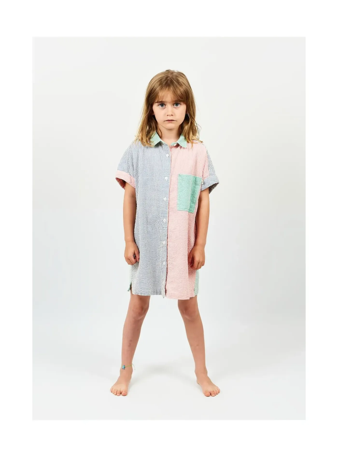 Arsene et les pipelettes Robe Mini Rayures Tricolore BLEUROSEVERT403 Outlet