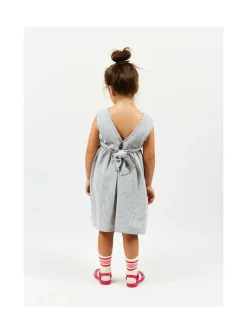 Arsene et les pipelettes Robe Sans Manches Mini Rayures BLEU4 Outlet