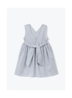 Arsene et les pipelettes Robe Sans Manches Mini Rayures BLEU4 Outlet