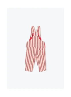 Arsene et les pipelettes Salopette Bébé Rayures Transat ROUGE30 Best