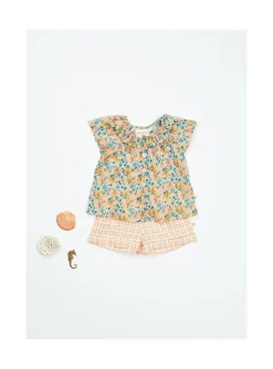 Arsene et les pipelettes Short Bébé Petits Carreaux PECHE263 Clearance