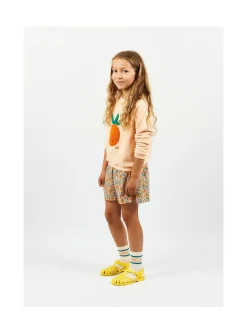 Arsene et les pipelettes Short Fluide Fleurs FLEURSECRUES390 Discount