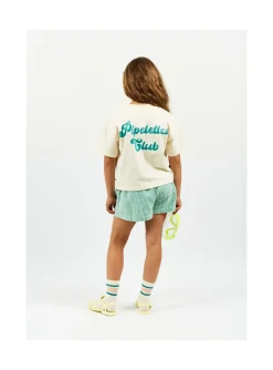 Arsene et les pipelettes Short Fluide Mini Rayures VERT233 Clearance