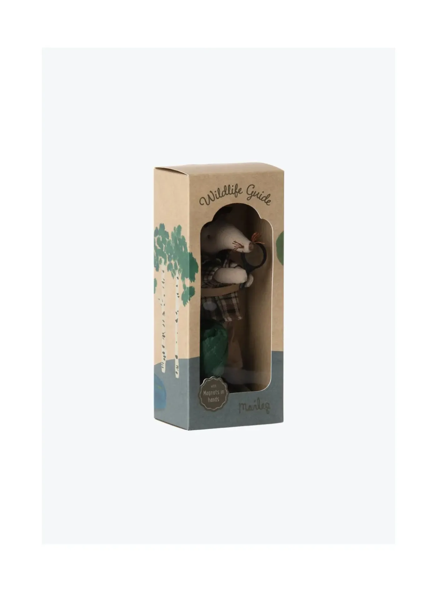 Arsene et les pipelettes Souris Guide Forestier Maileg New
