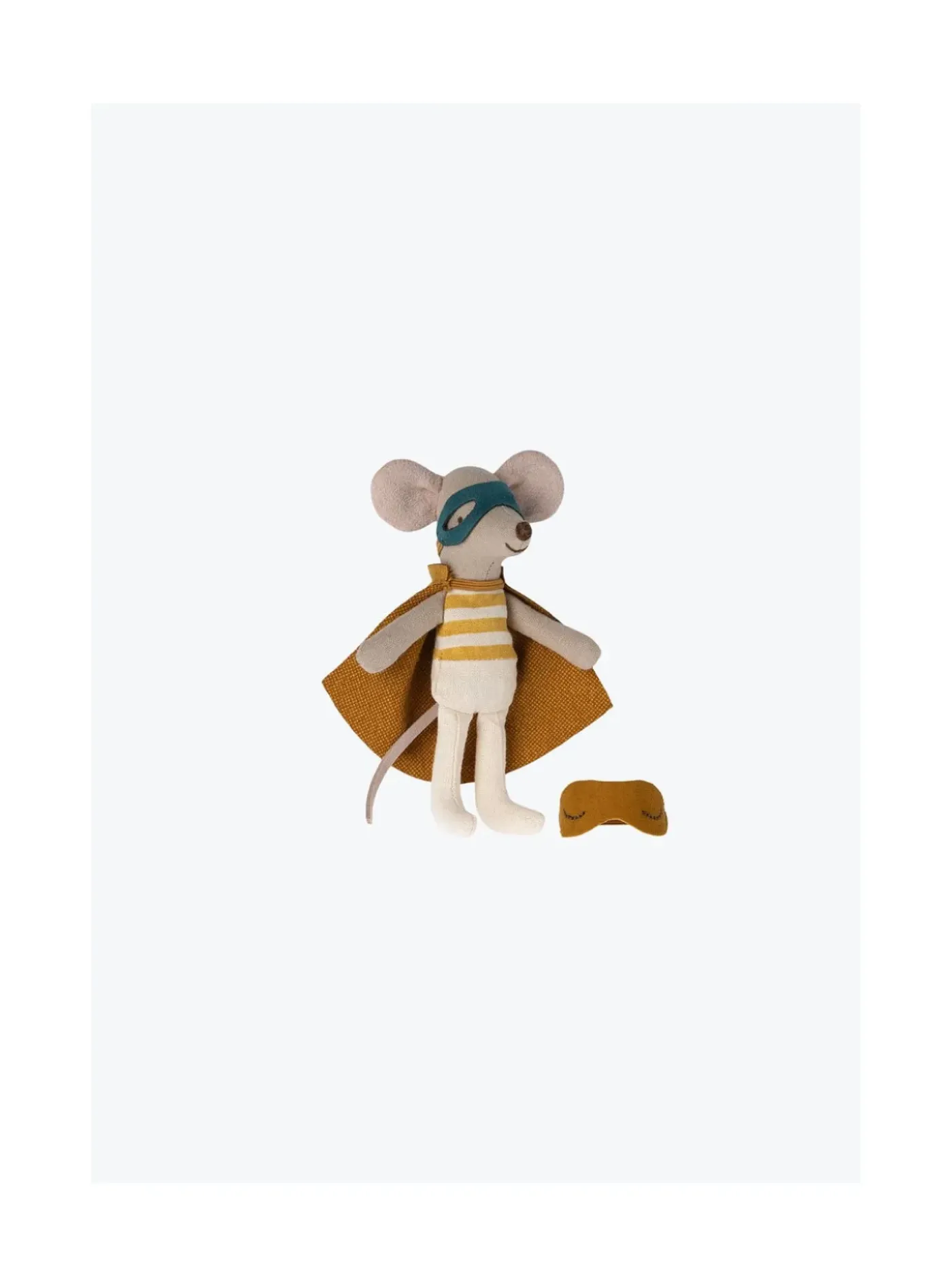 Arsene et les pipelettes Souris Super-héros Maileg BLEU/CARREAU Outlet