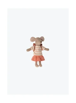 Arsene et les pipelettes Souris Tricycle Maileg SISTER/CORAL Hot