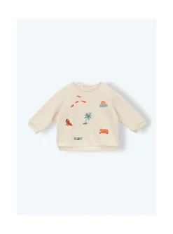 Arsene et les pipelettes Sweat Bébé Multi Broderies SABLECHINE277 Sale