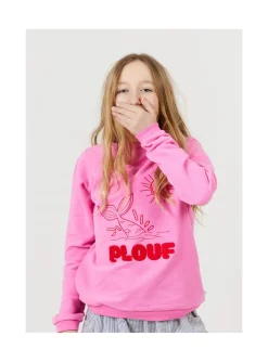 Arsene et les pipelettes Sweat Plouf ROSE13 Clearance