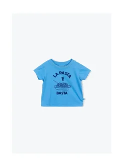 Arsene et les pipelettes T-shirt Bebe Pasta E Basta BLEU4 New