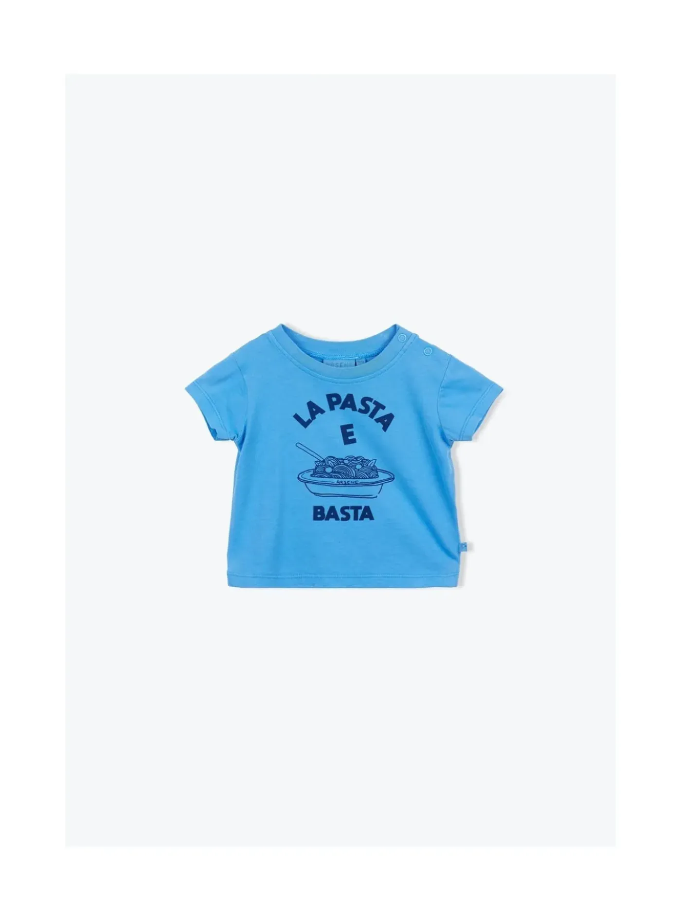 Arsene et les pipelettes T-shirt Bebe Pasta E Basta BLEU4 New