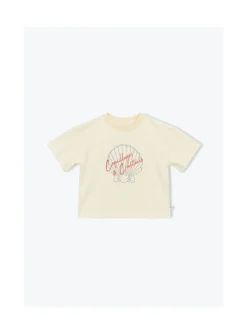 Arsene et les pipelettes T-shirt Coquillages ECRU12 Outlet
