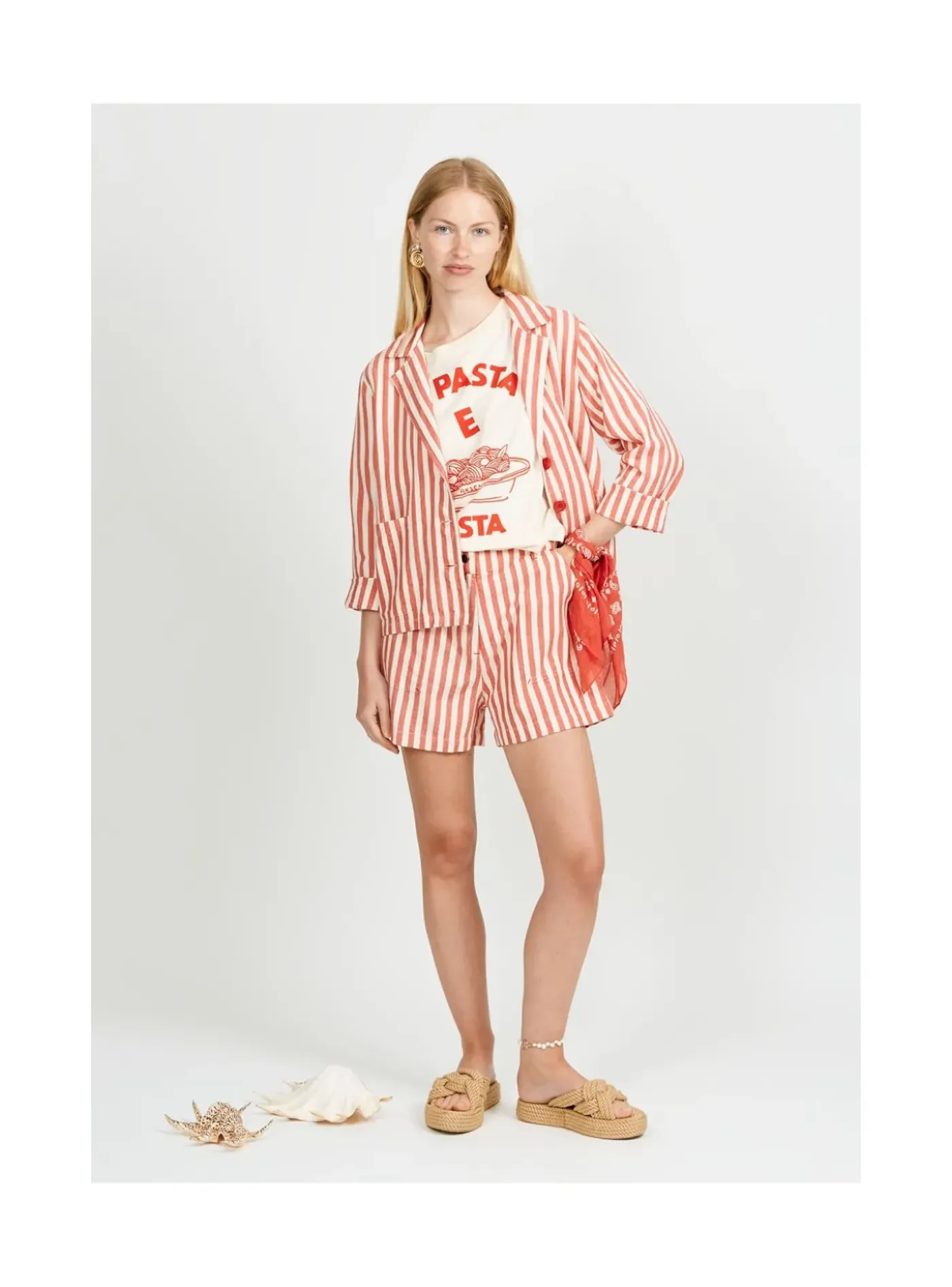 Arsene et les pipelettes T-shirt Femme Pasta E Basta ECRU12 New