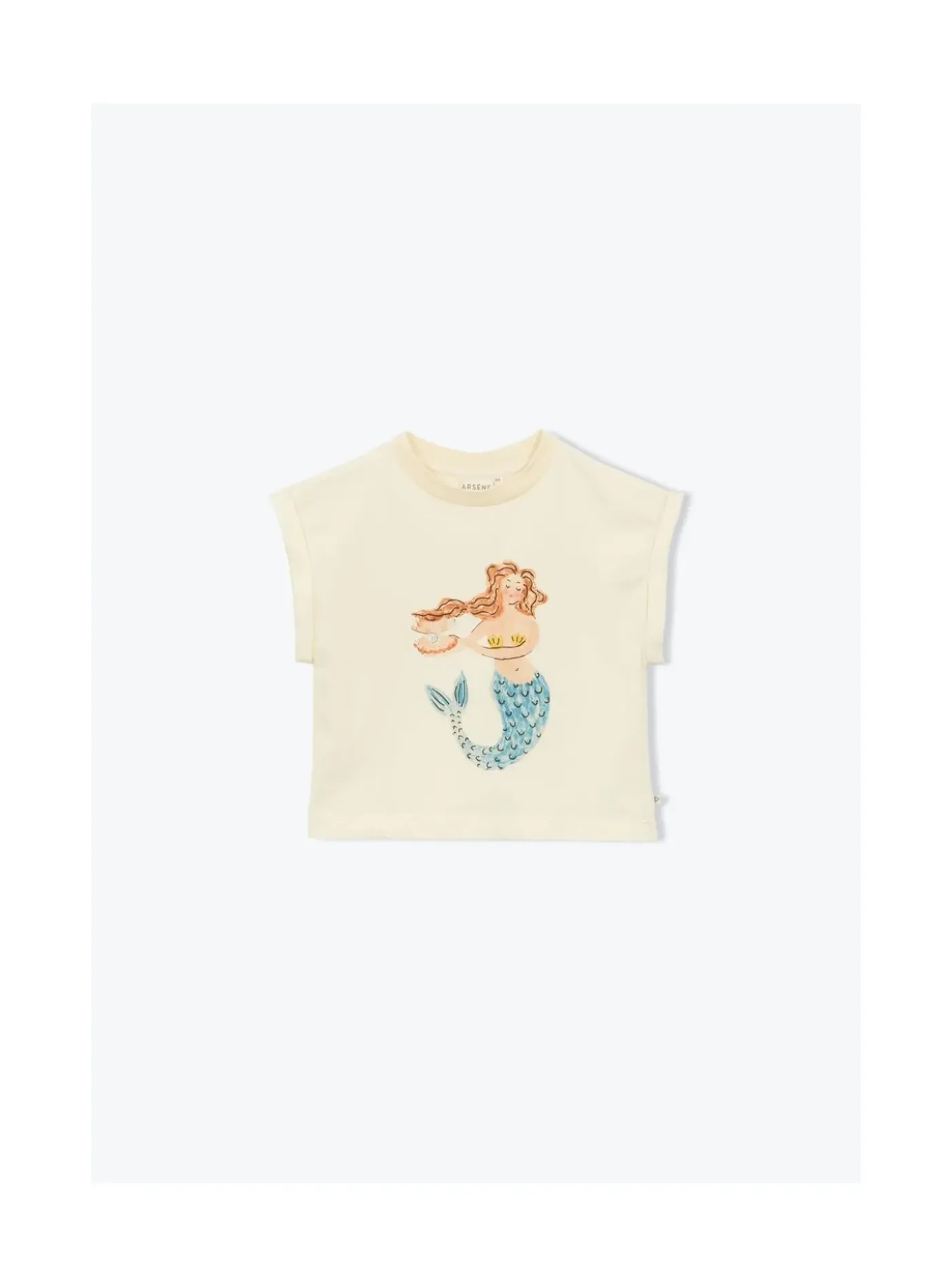 Arsene et les pipelettes T-shirt Sirene ECRU12 Clearance